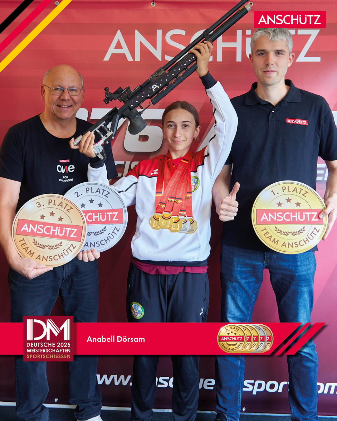 Anabell Dörsam Gold Silber Bronze diverse Disziplinen