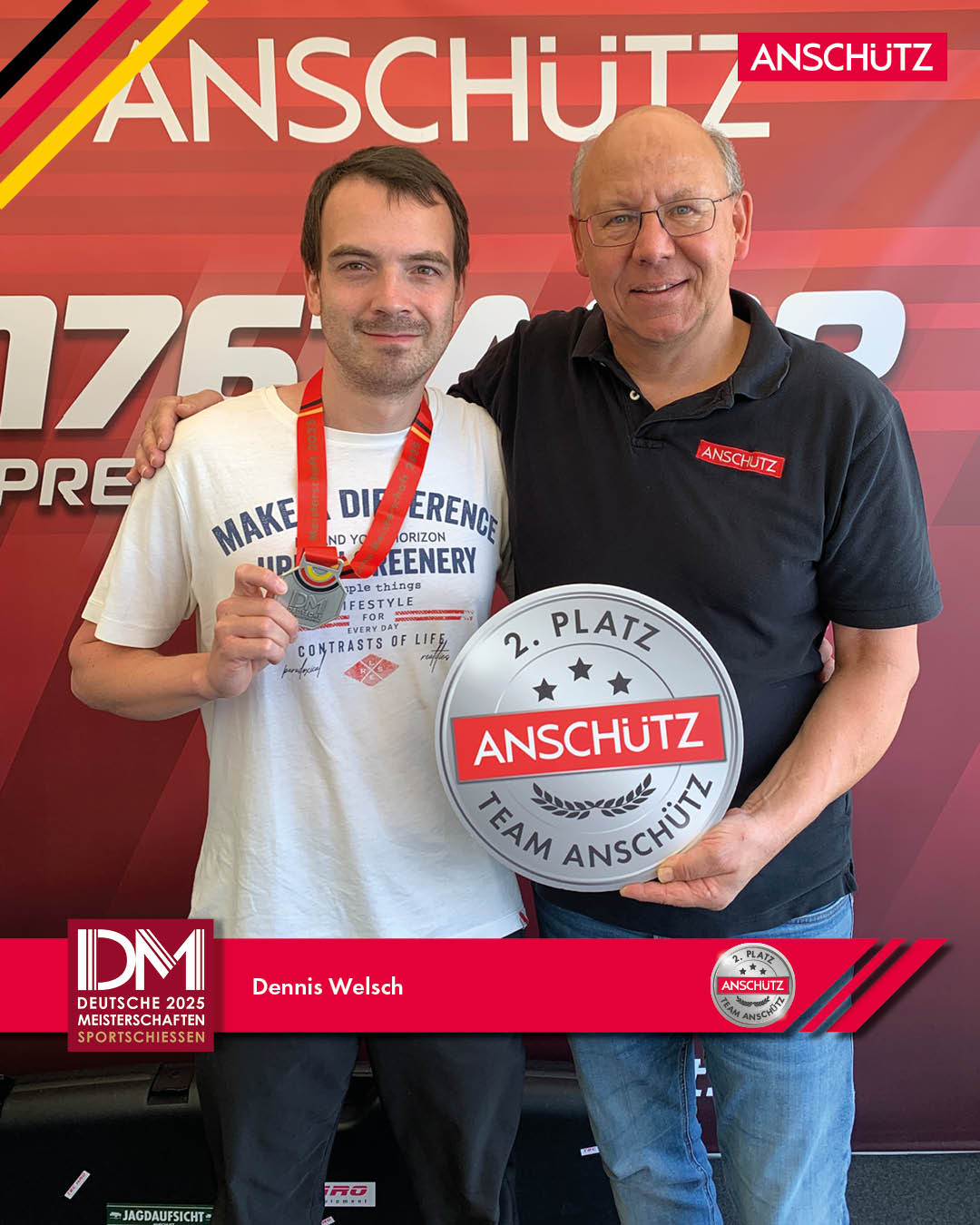 Dennis Welsch Silber LG Mannschaft Herren 1