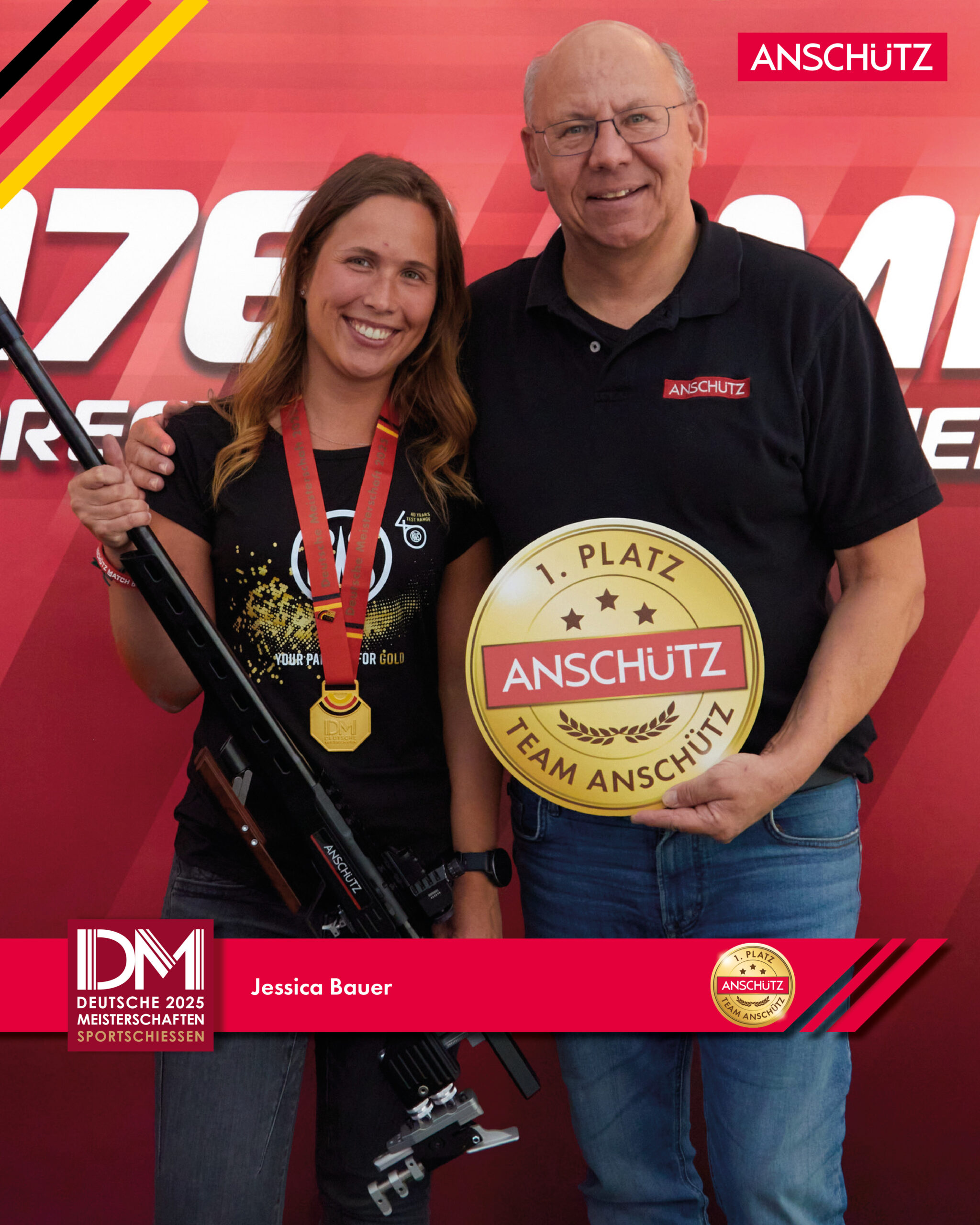 Jessica Bauer Gold KK 30 Schuss Mannschaft Damen 1