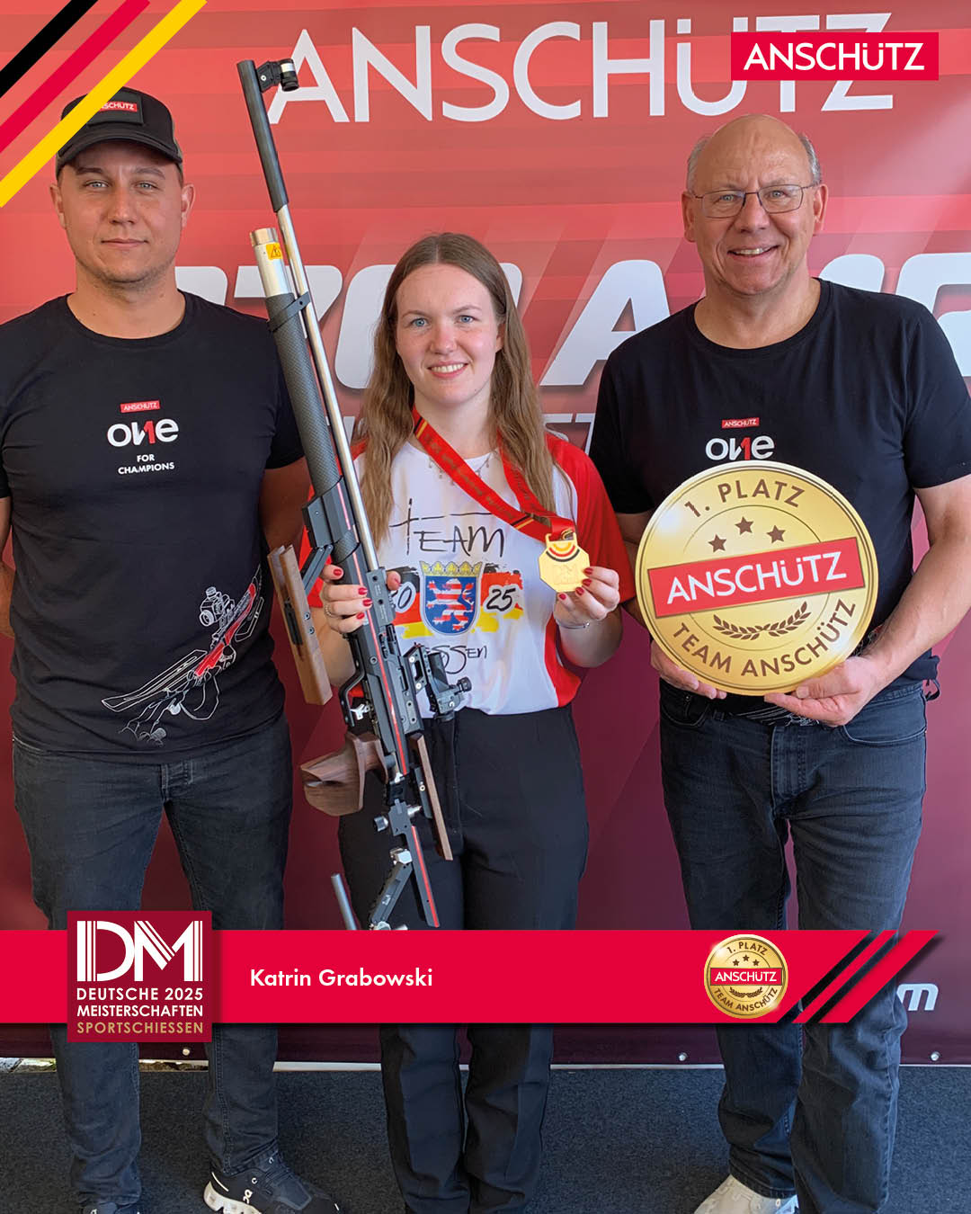 Katrin Grabowski Gold Luftgewehr Juniorinnen 1