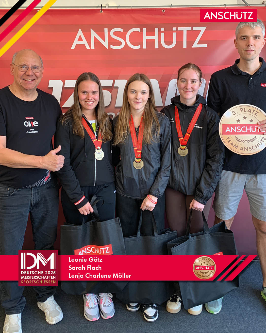 Leonie Sarah Lenja Bronze Juniorinnen Mannschaft