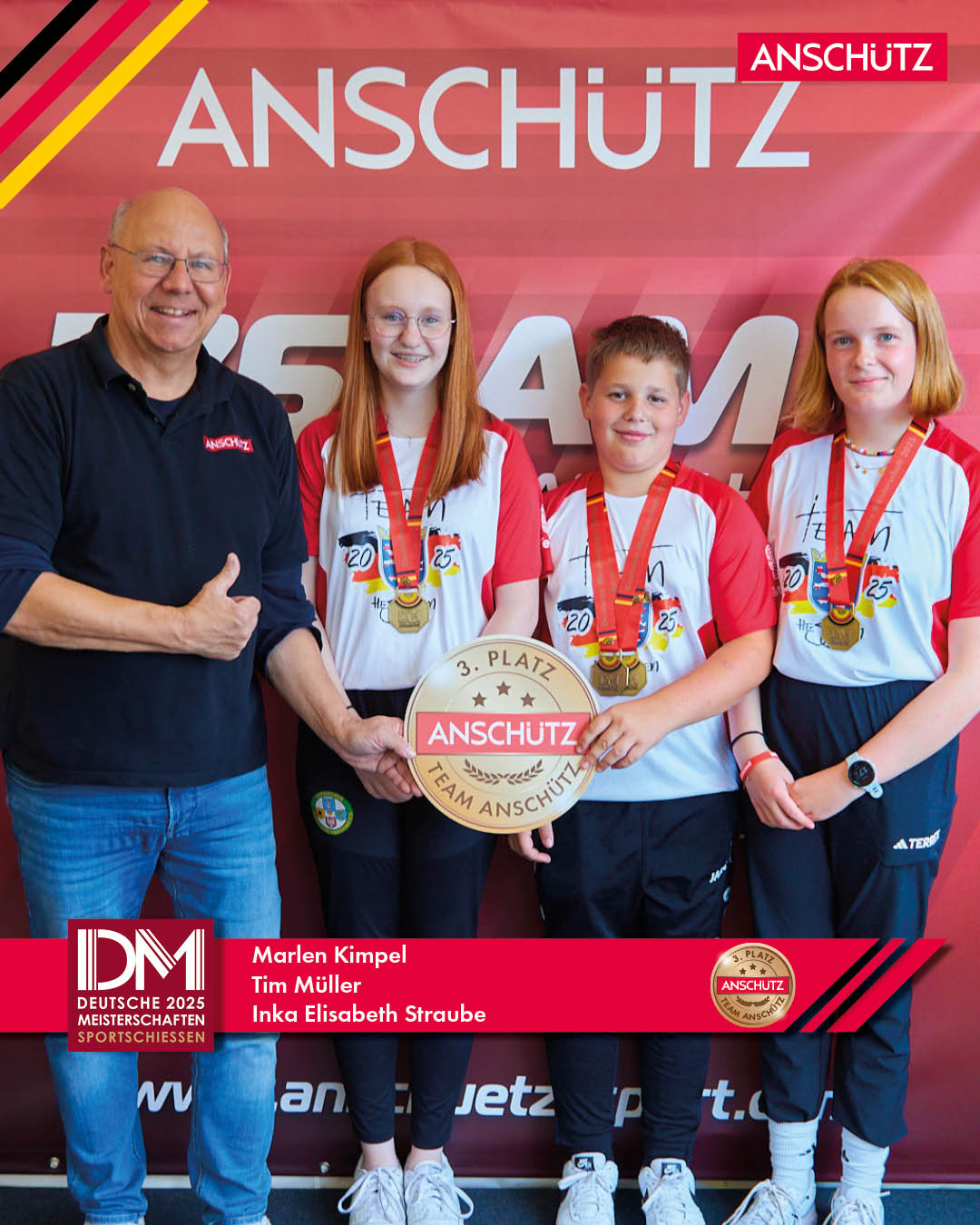 Marlen Tim Inka Bronze LG 3-Stellung Schüler Mannschaft