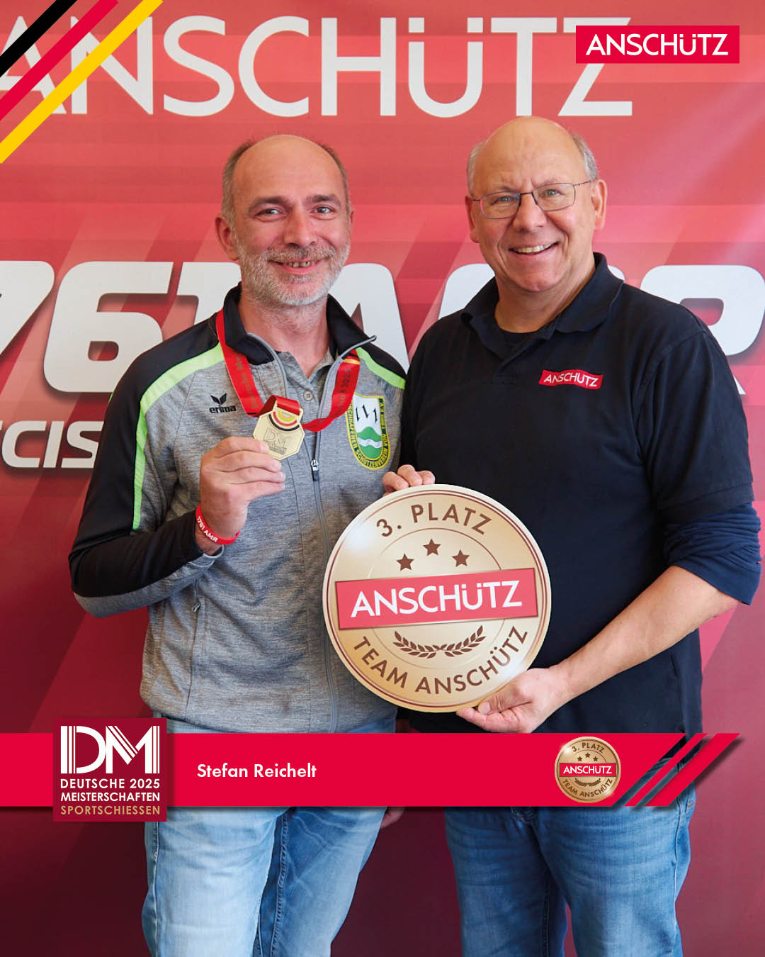 Stefan Reichelt Bronze KK 100m SH1:AB1