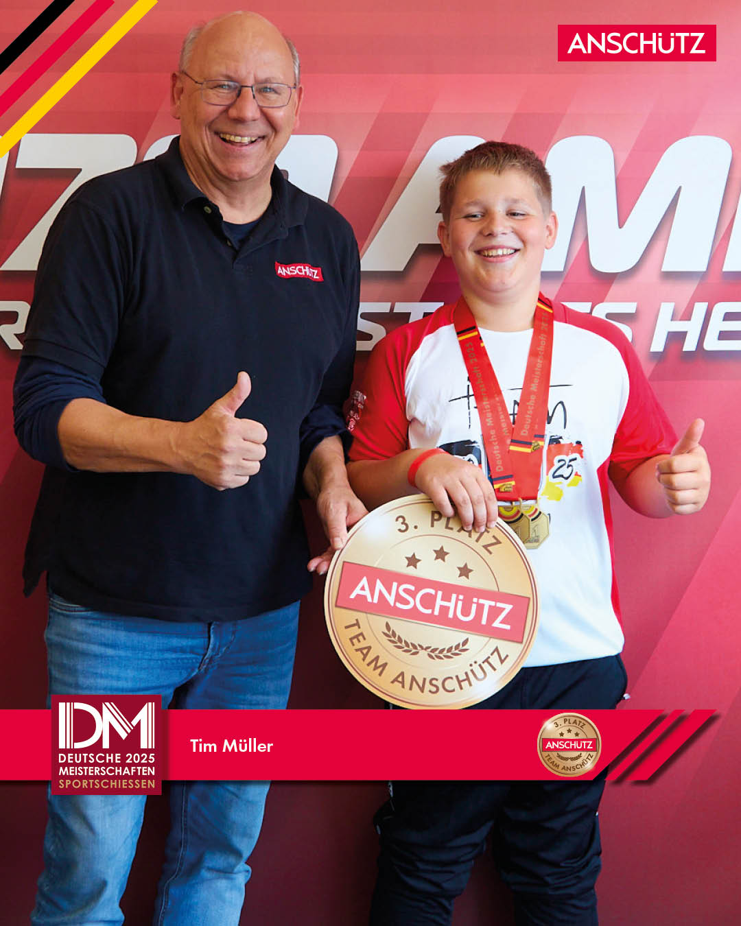 Tim Müller Bronze LG 3-Stellung Schüler